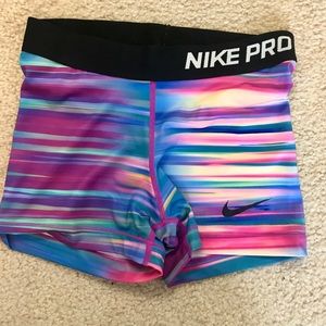 Nike Pro Dri-Fit Printed Spandex Shorts